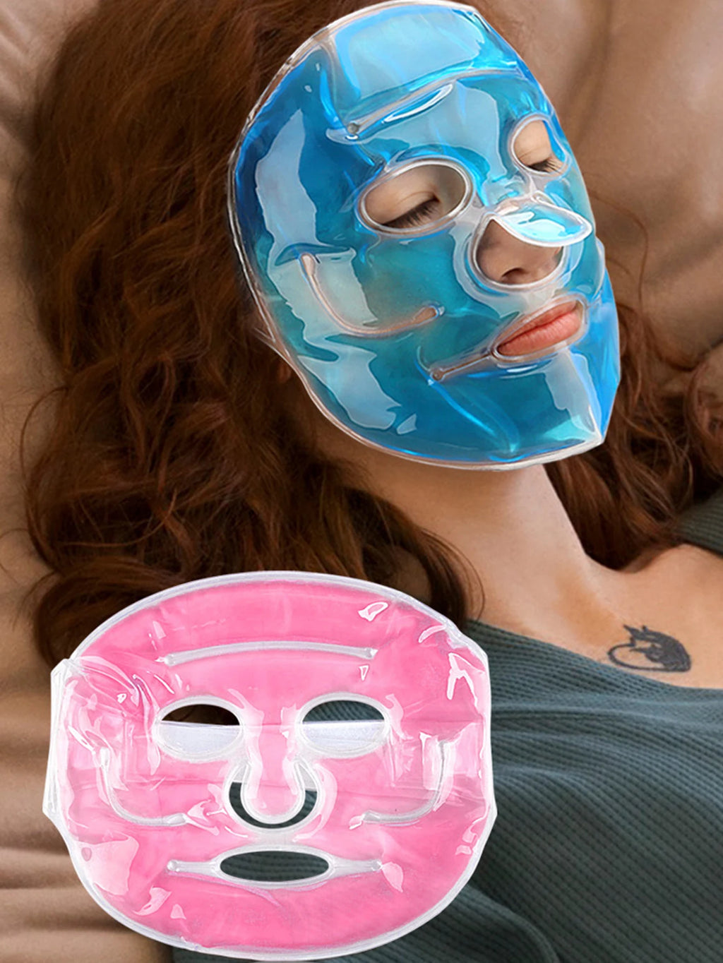 Reusable Hot and Cold Gel Face Mask
