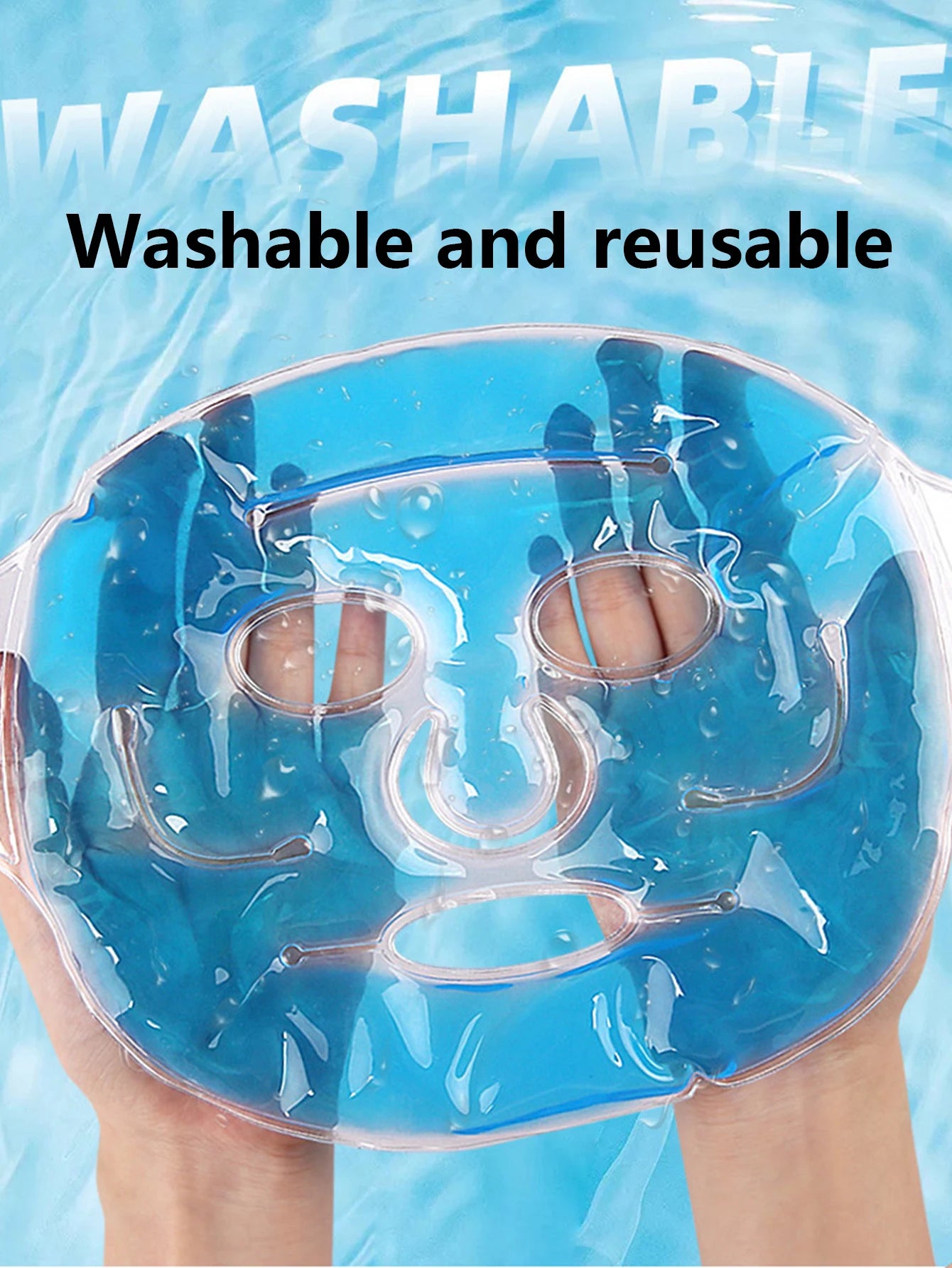 Reusable Hot and Cold Gel Face Mask