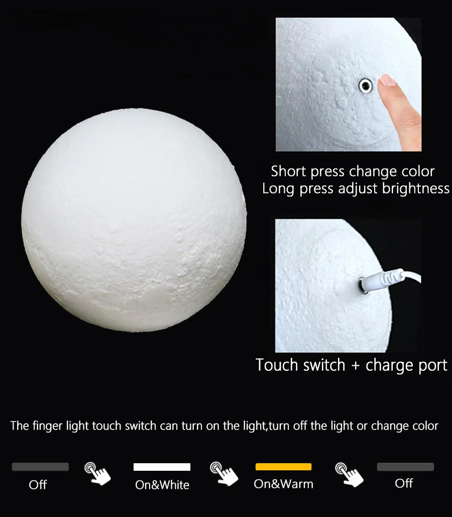 Moon Star Night Light