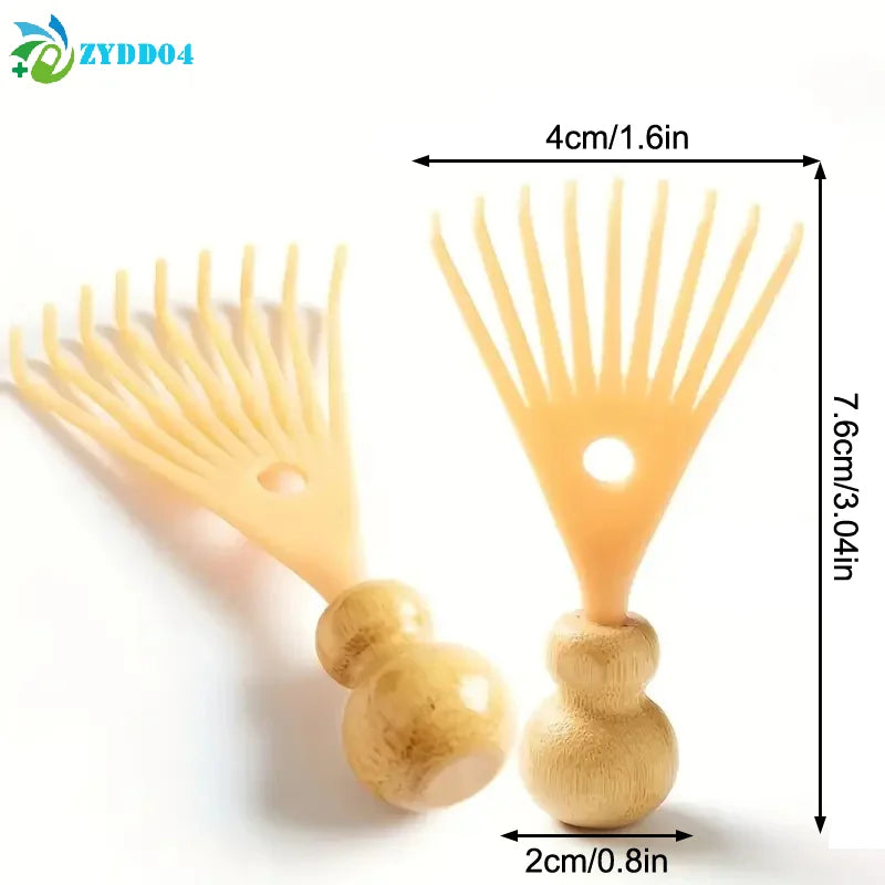 Bamboo Scalp Massager Comb