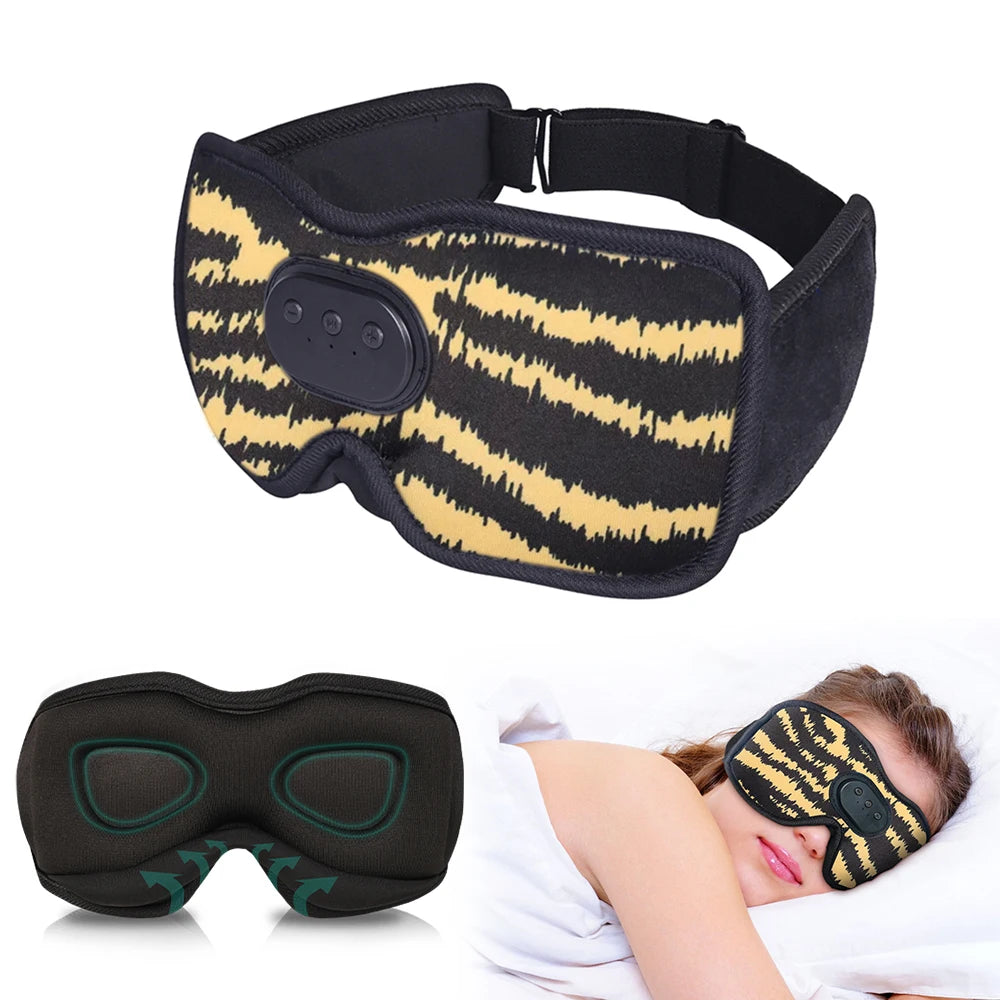 3D Bluetooth Sleep Mask with Headphones