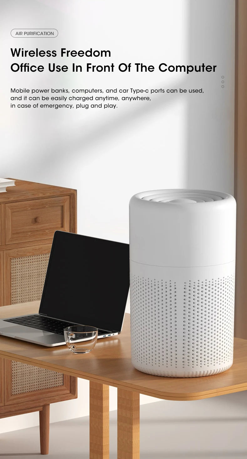 Mini Desktop Air Purifier