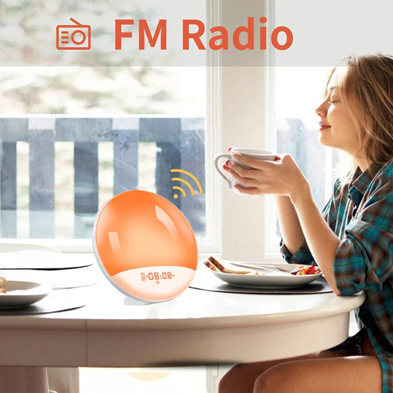 Alarm Clock with Radio and Light