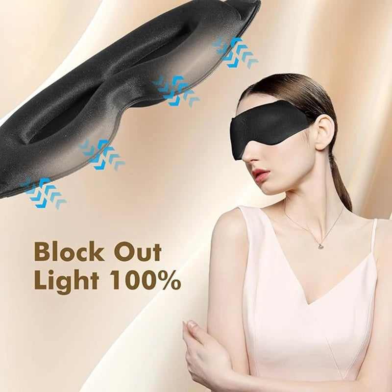 Weighted 3D Side Sleeping Eye Mask