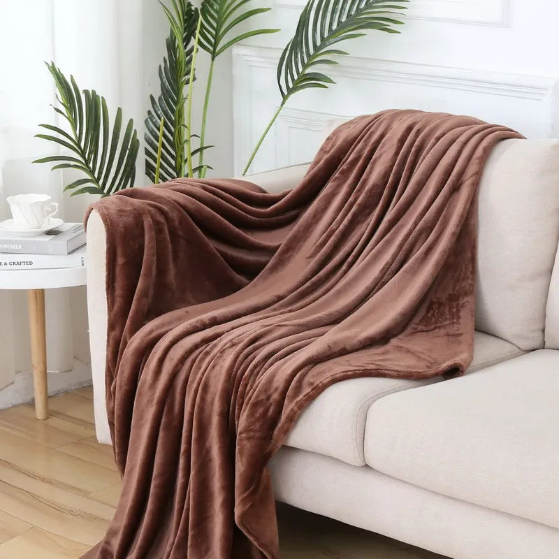 Fluffy Coral Velvet Blanket
