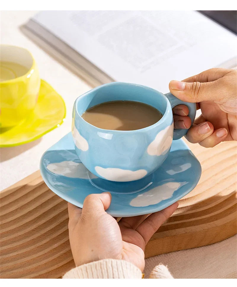 Ceramic Cup and Saucer Set
