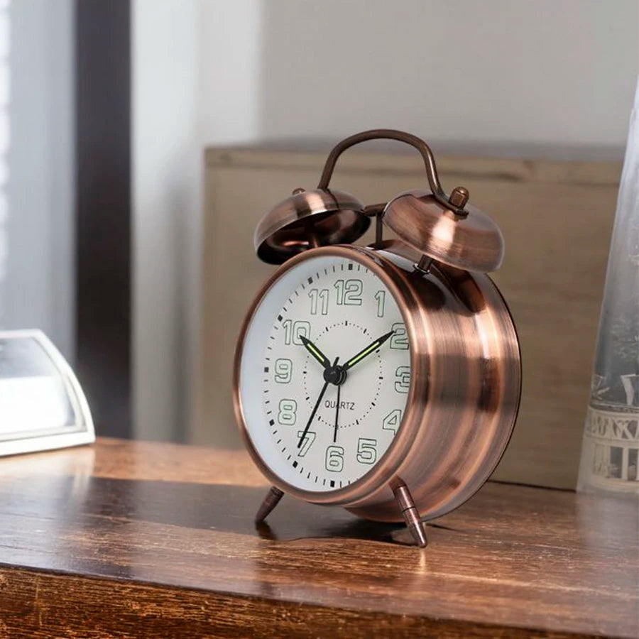 Vintage Metal Alarm Clock
