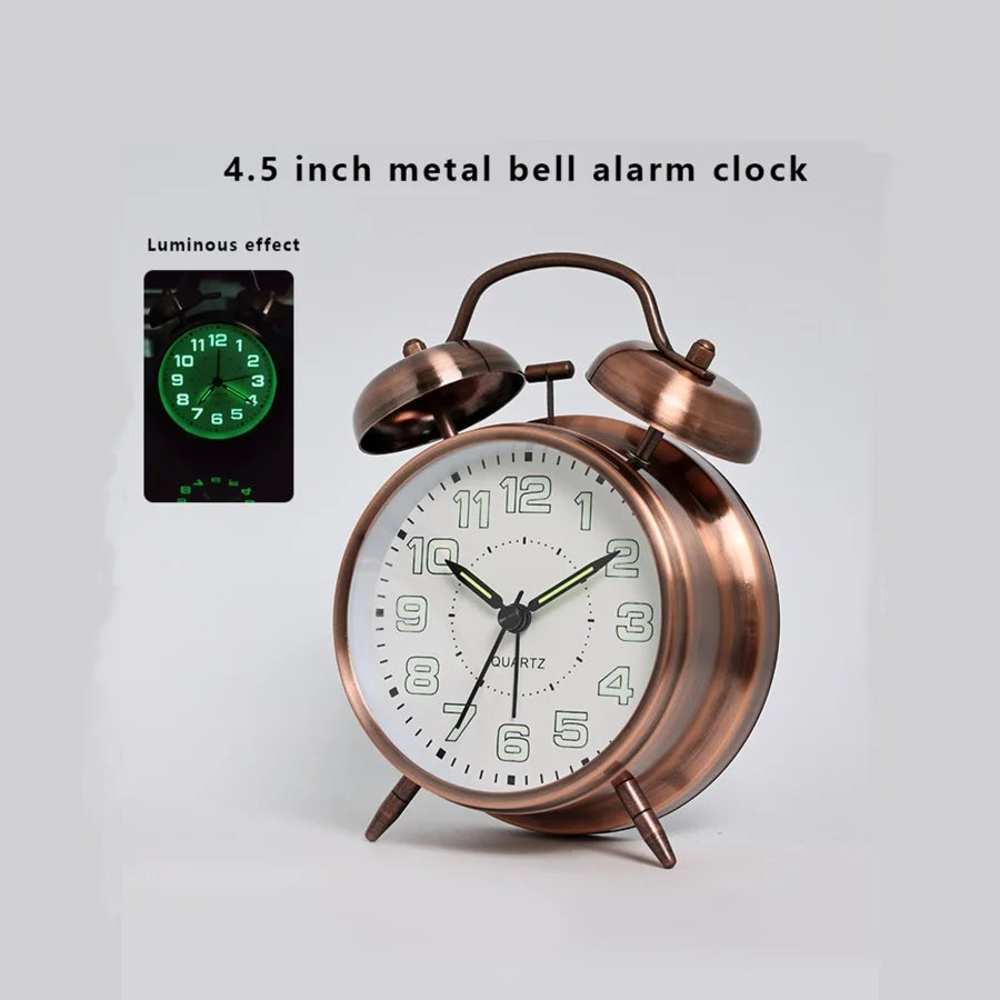 Vintage Metal Alarm Clock
