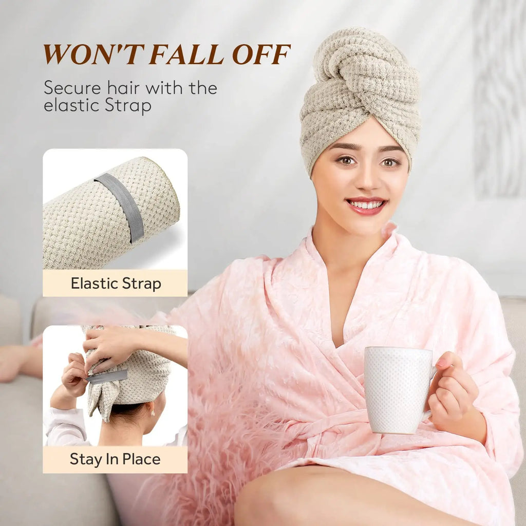 Microfiber Hair Towel Wrap