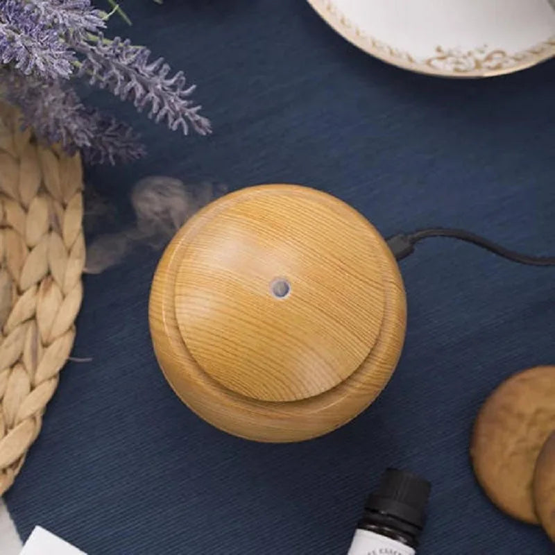 Portable Wood Grain Air Humidifier