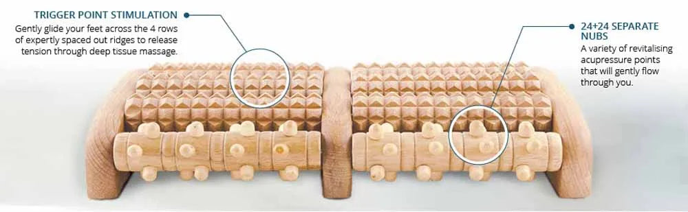 Wooden Foot Massager