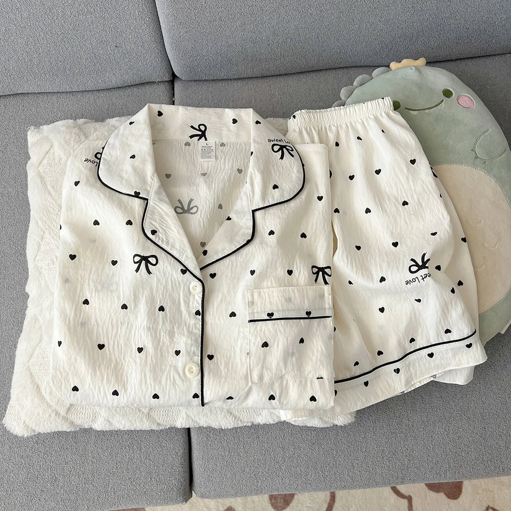 Women's Floral Summer Pajama Set