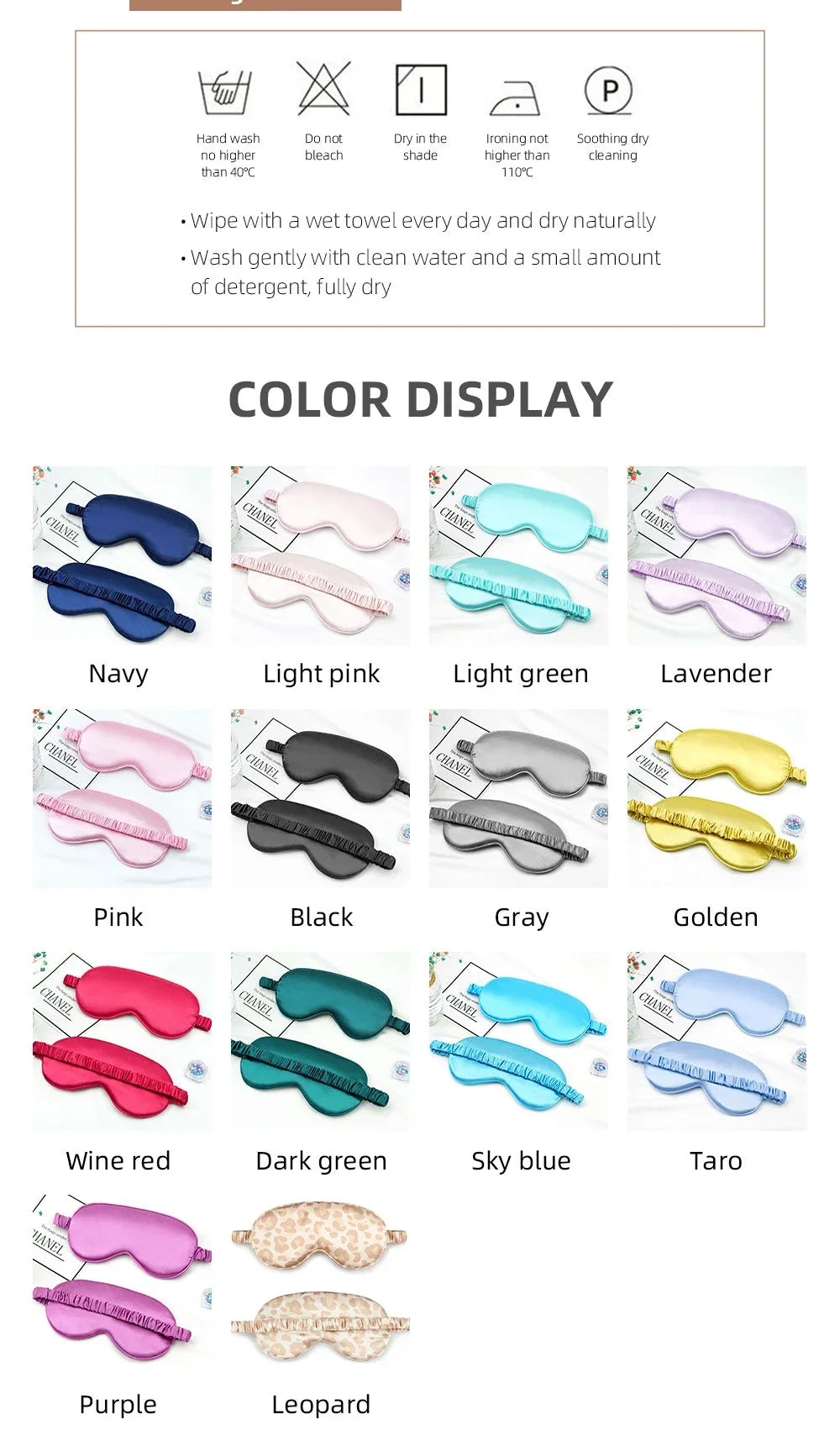 Soft Silk Relaxing Sleep Mask