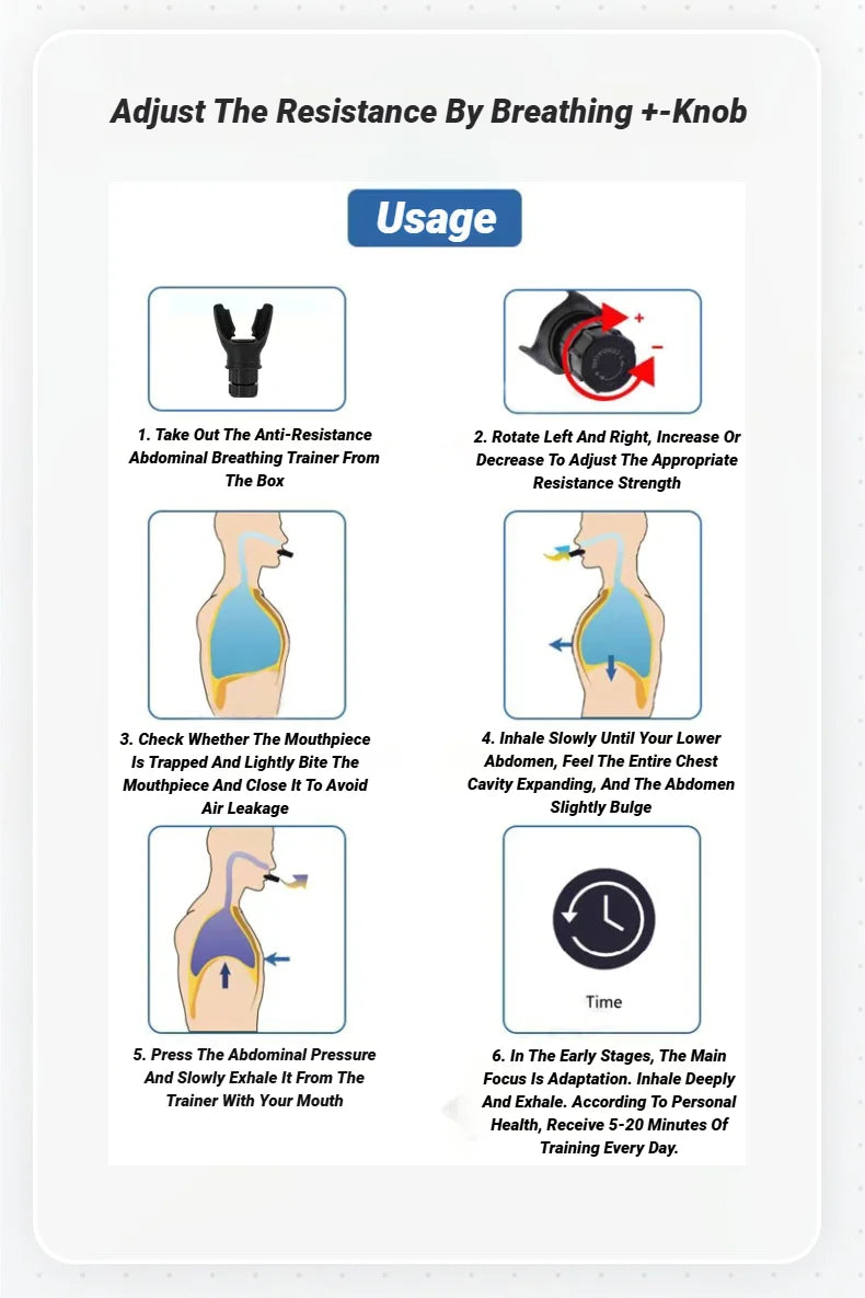 Breathing Exerciser Lung Trainer