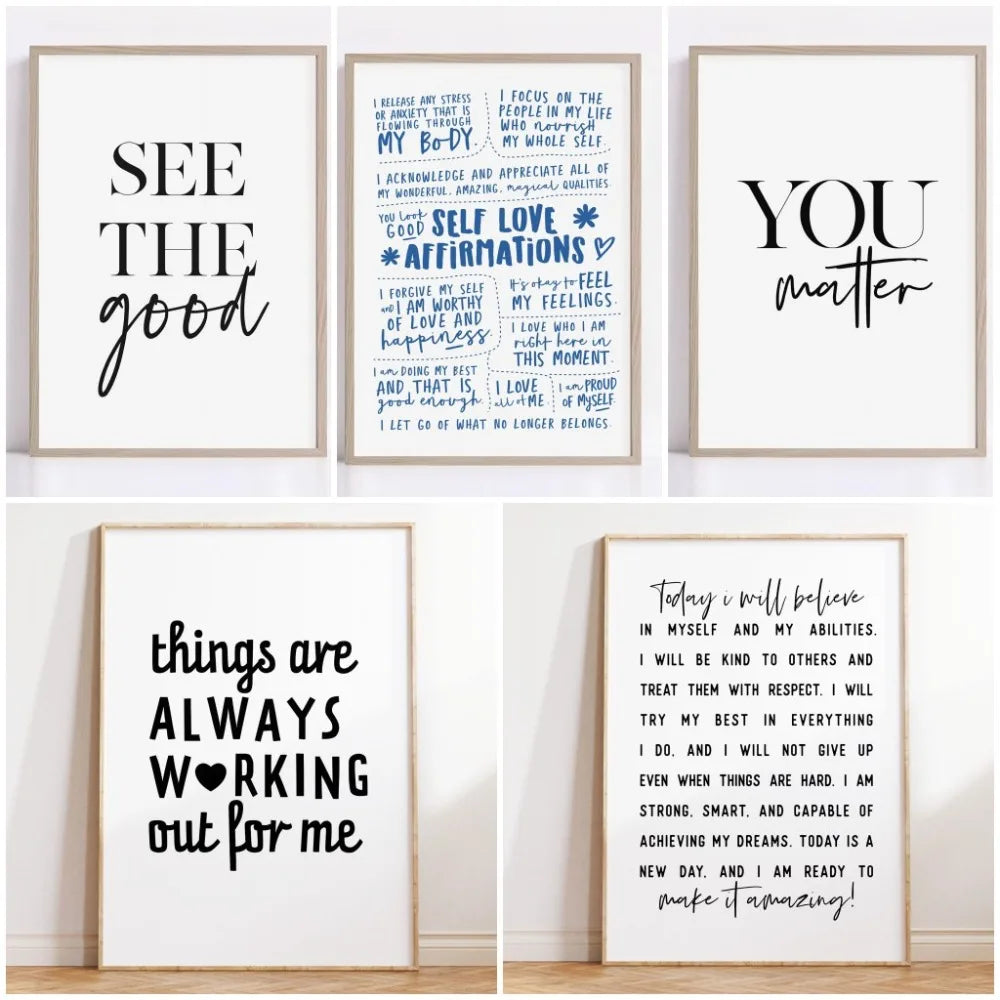 Motivational Canvas Wall Art