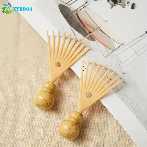 Bamboo Scalp Massager Comb