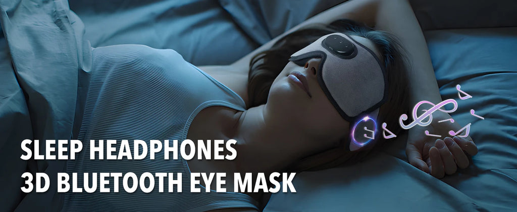 3D Bluetooth Sleep Mask with Headphones