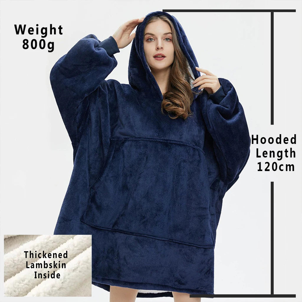 Oversized Wearable Blanket Hoodie