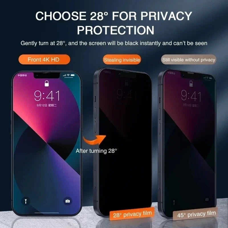 Tempered Glass Privacy Screen