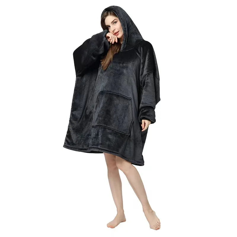 Oversized Wearable Blanket Hoodie