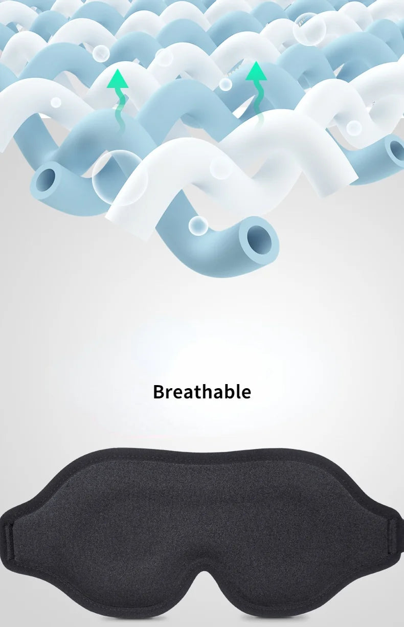 3D Memory Foam Silk Sleep Mask