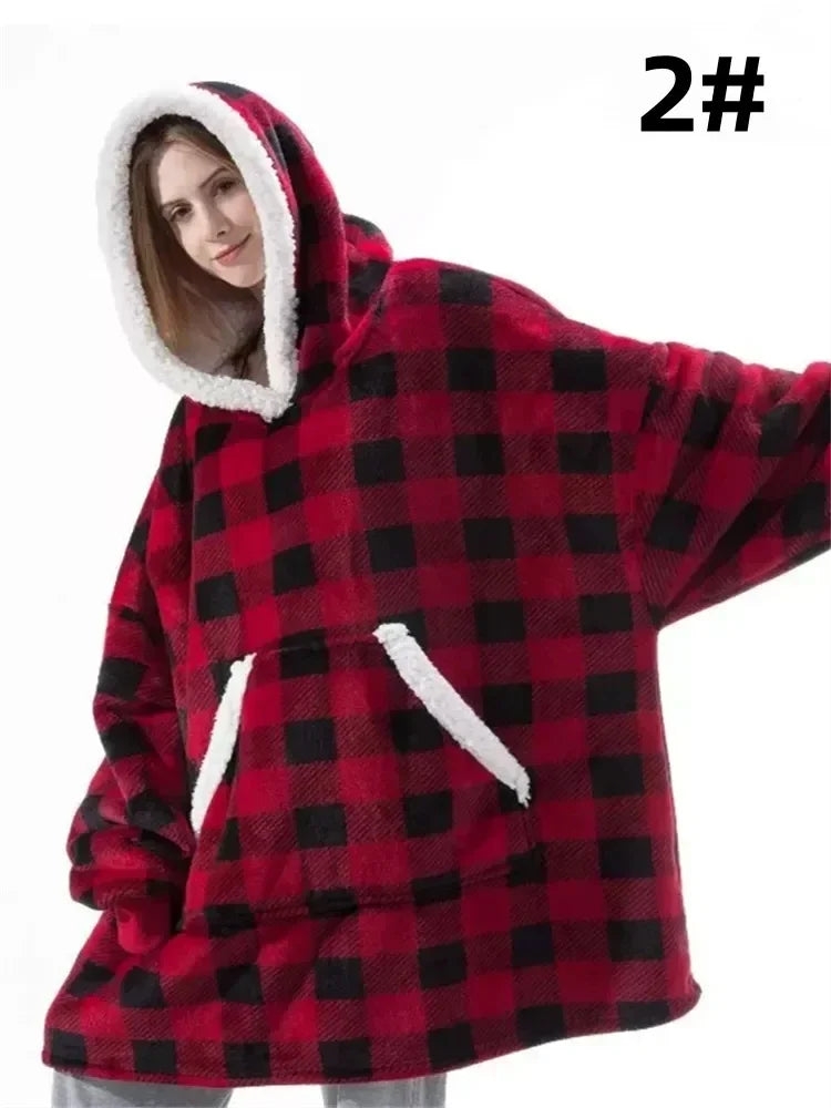 Oversized Wearable Blanket Hoodie