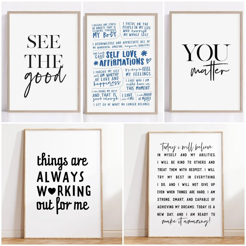 Motivational Canvas Wall Art