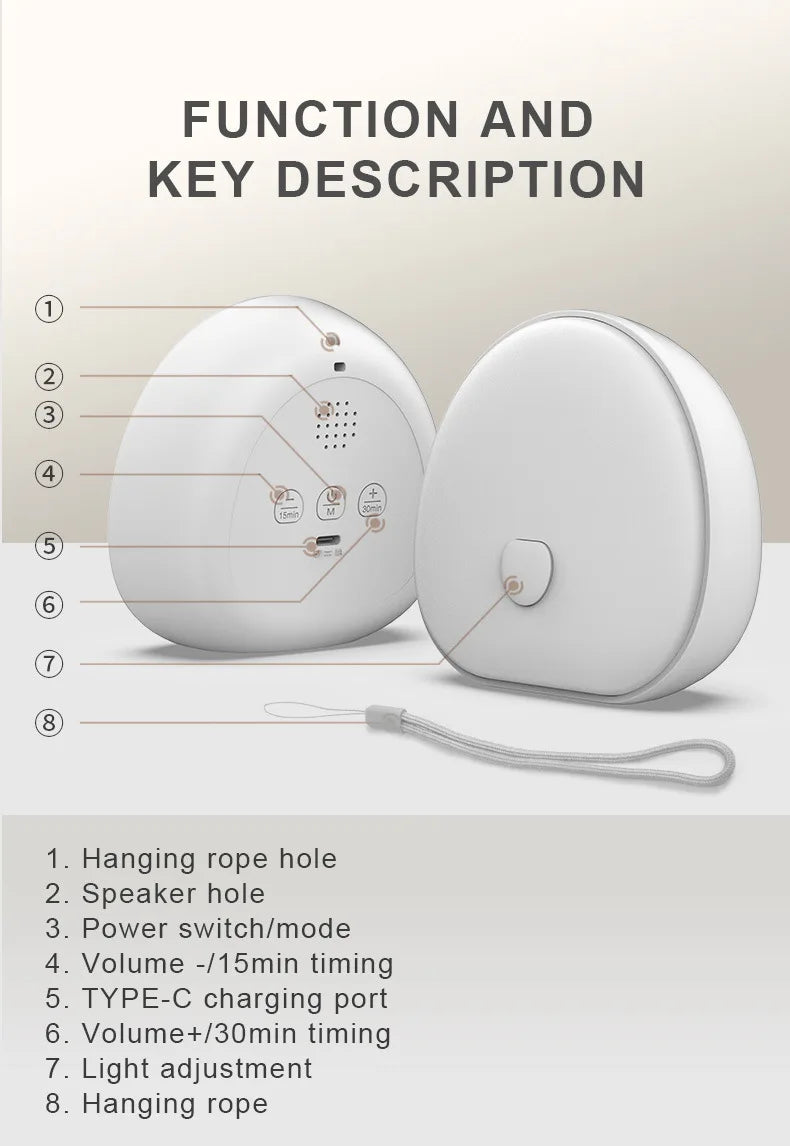 LED Sleep Sound Lamp