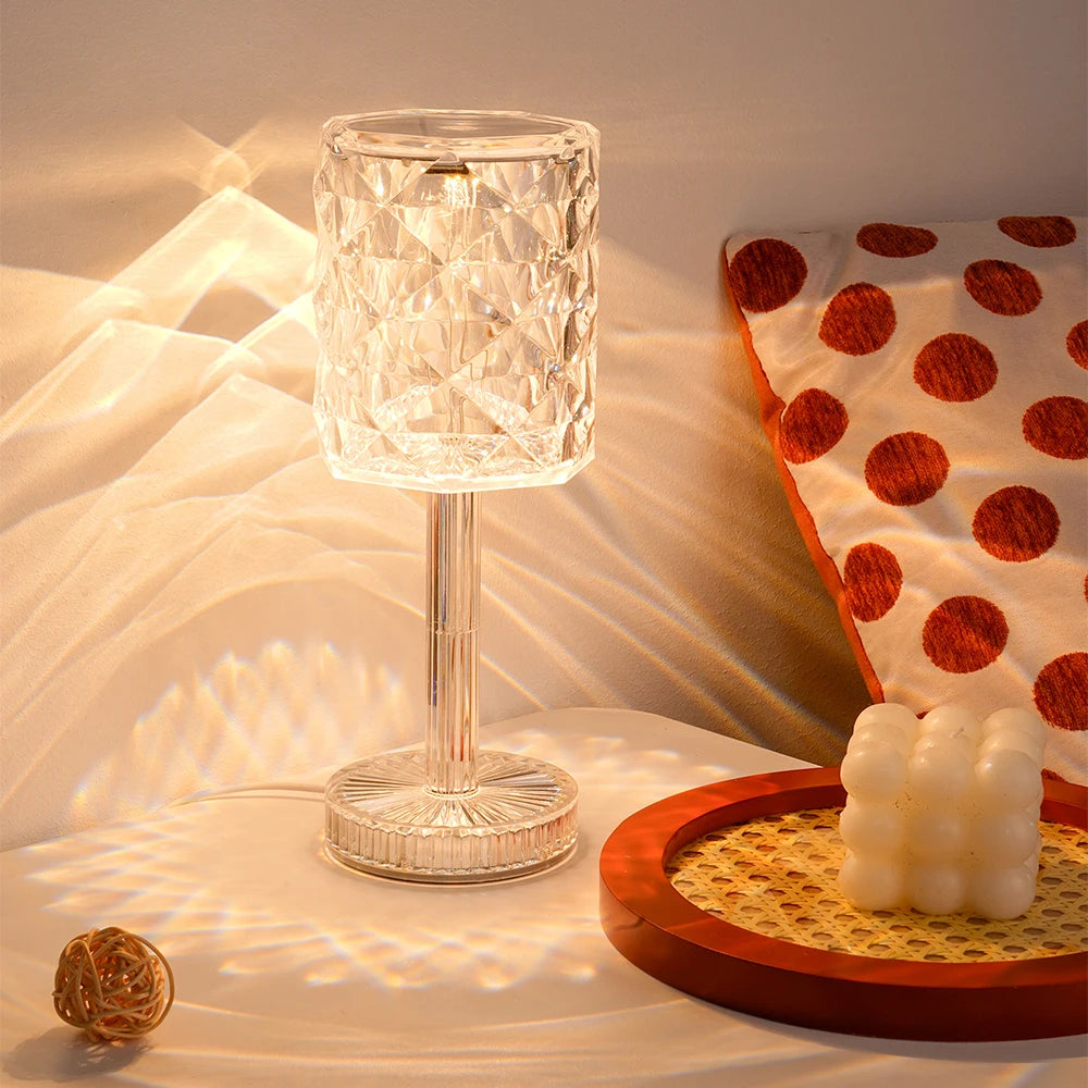 Crystal Diamond Table Lamp