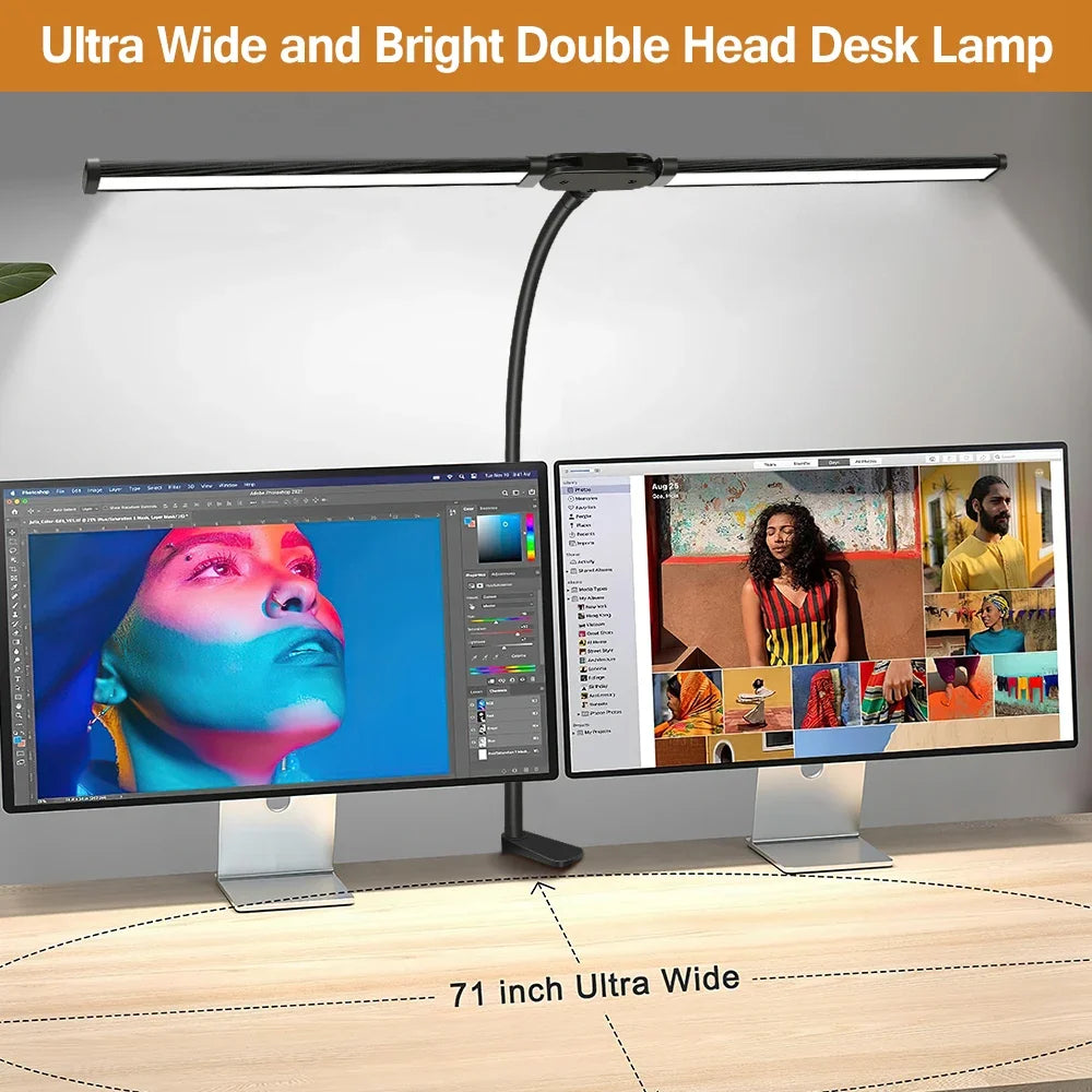 Double Head Desk Lamp