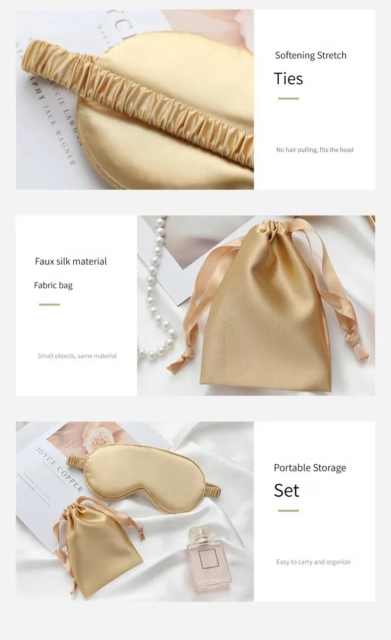 Lightweight Satin Sleep Mask Blindfold