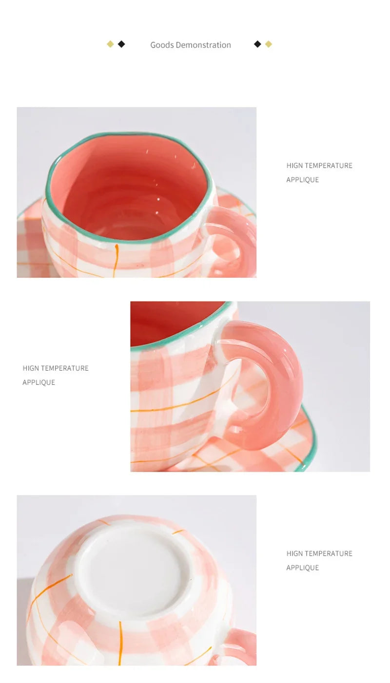 Ceramic Cup and Saucer Set
