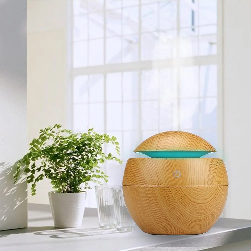 Portable Wood Grain Air Humidifier