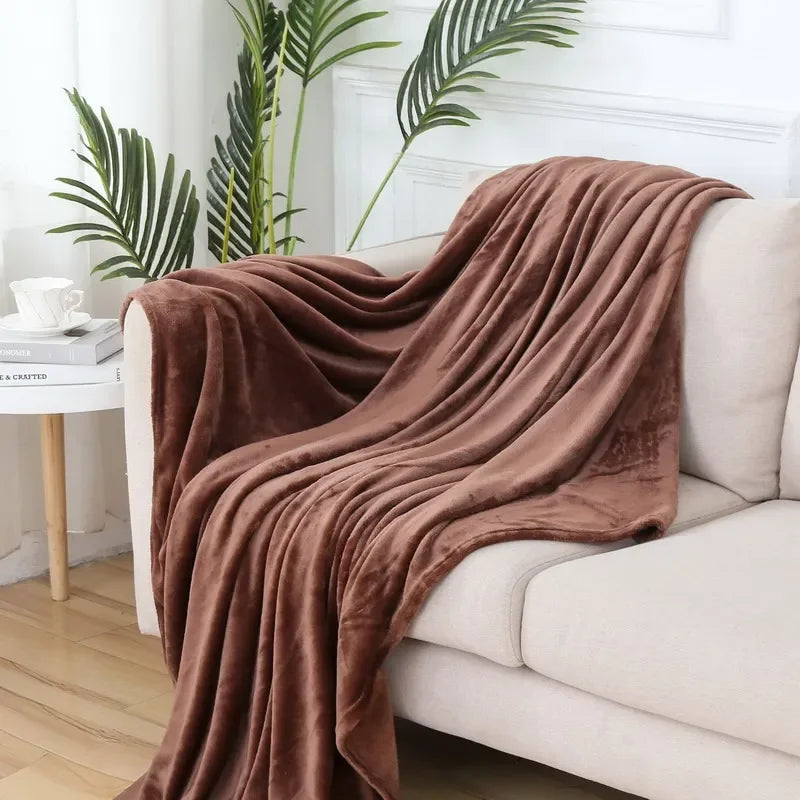 Fluffy Coral Velvet Blanket
