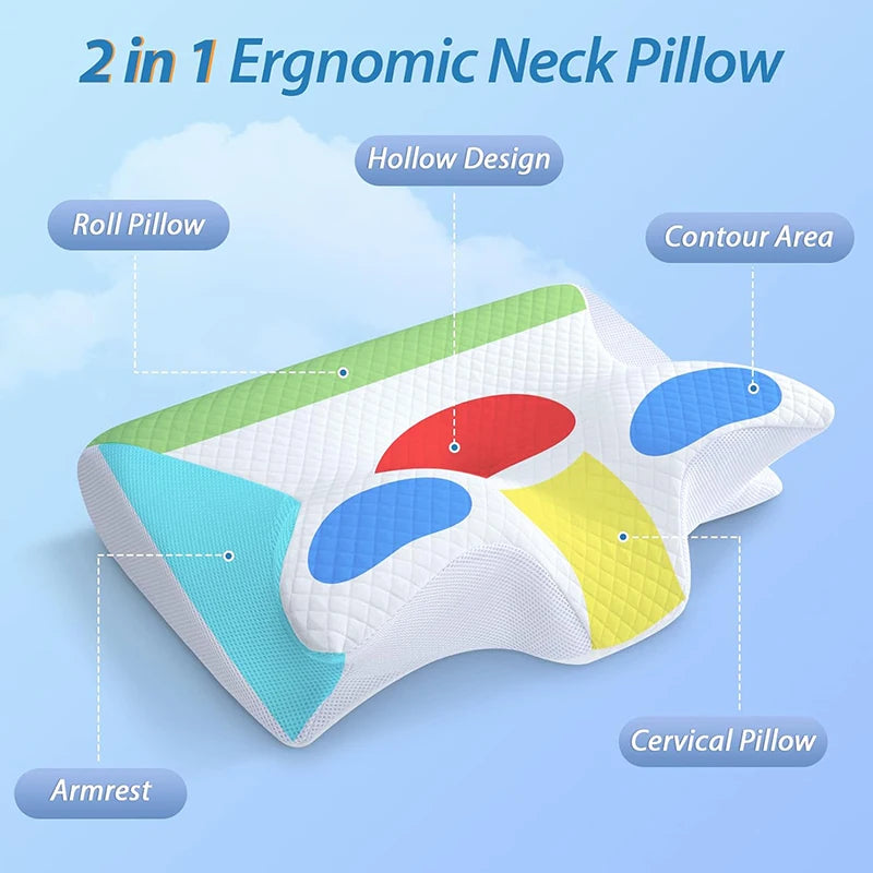 Neck Support Ergonomic Pillow