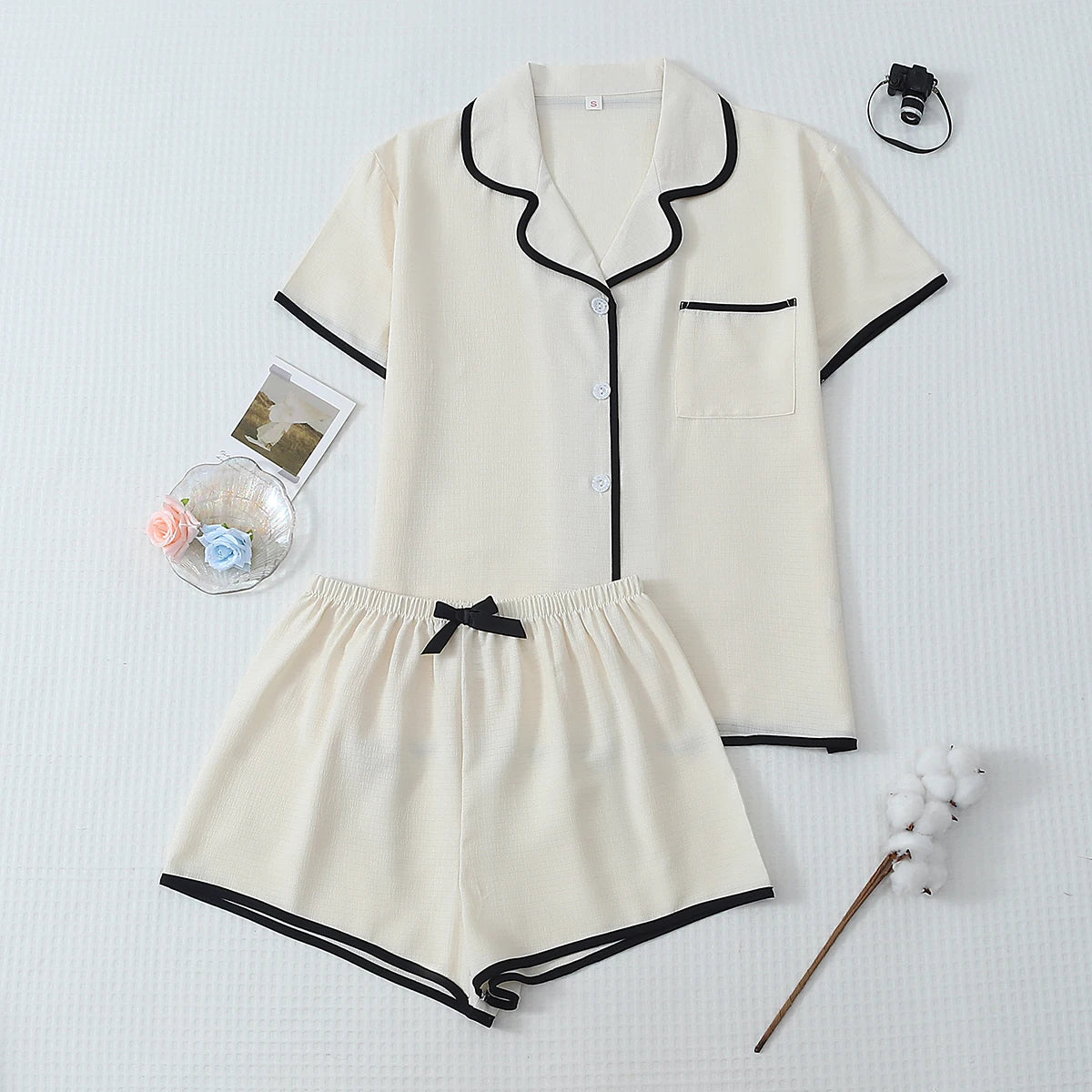 Women's Satin Pajama Set