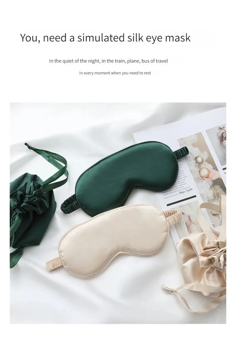 Lightweight Satin Sleep Mask Blindfold