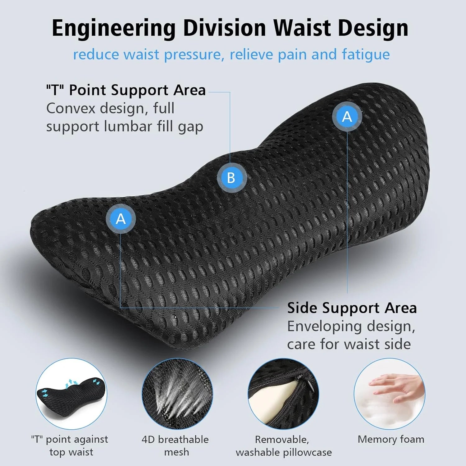Memory Foam Car Neck Pillow