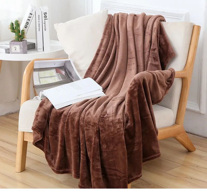 Fluffy Coral Velvet Blanket