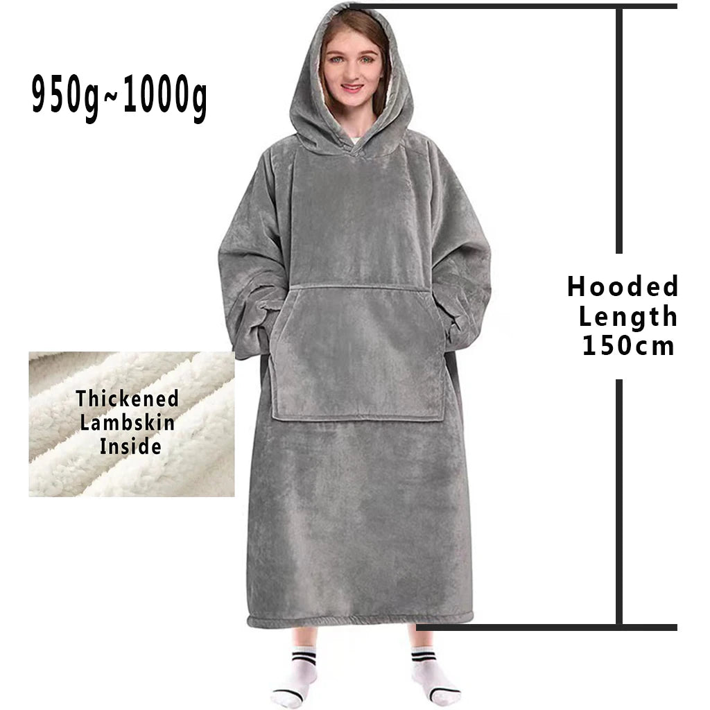 Oversized Wearable Blanket Hoodie