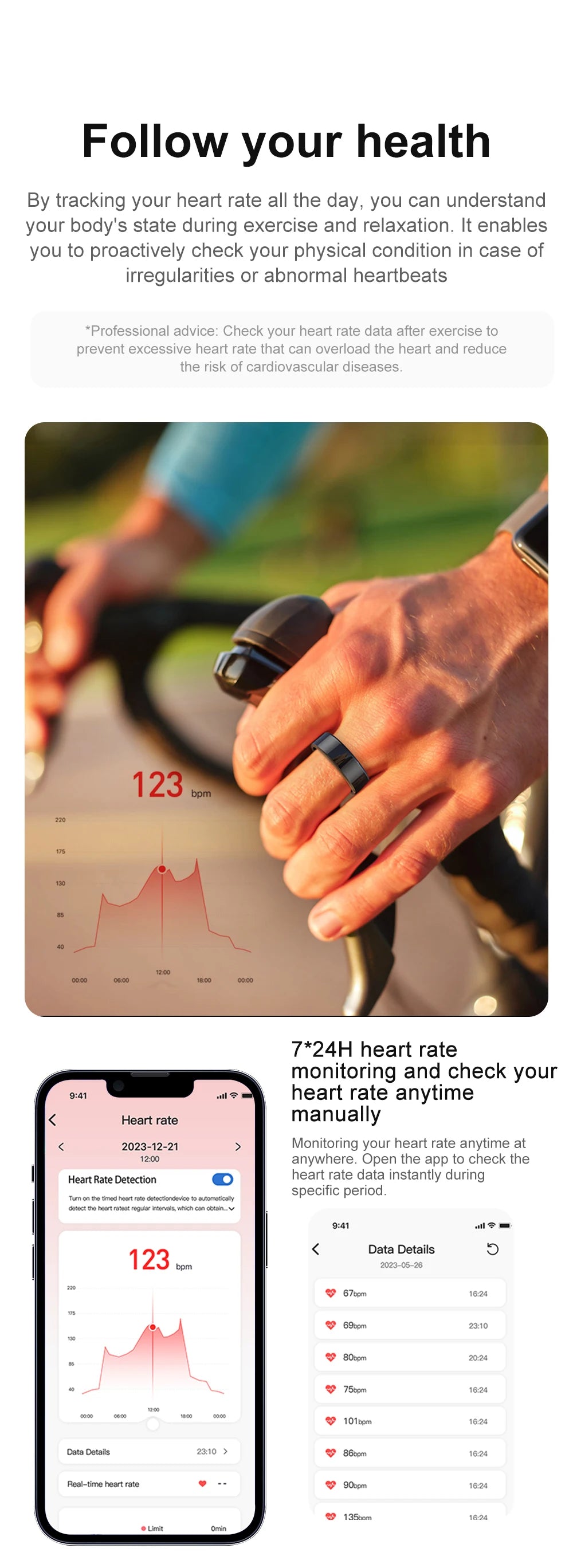 Smart Ring with Health Monitor