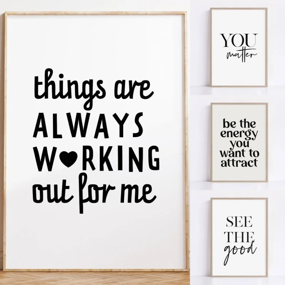 Motivational Canvas Wall Art