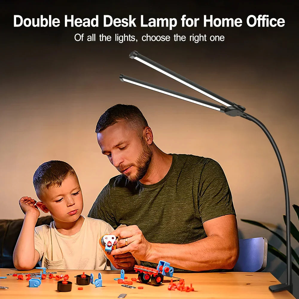 Double Head Desk Lamp