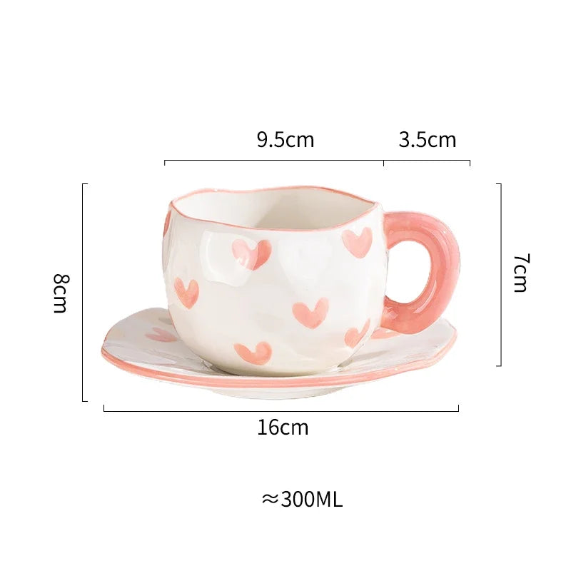 Ceramic Cup and Saucer Set