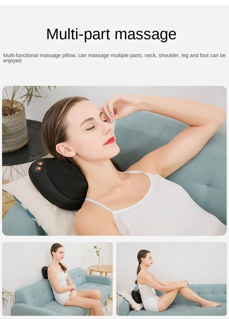 Neck and Back Massage Pillow