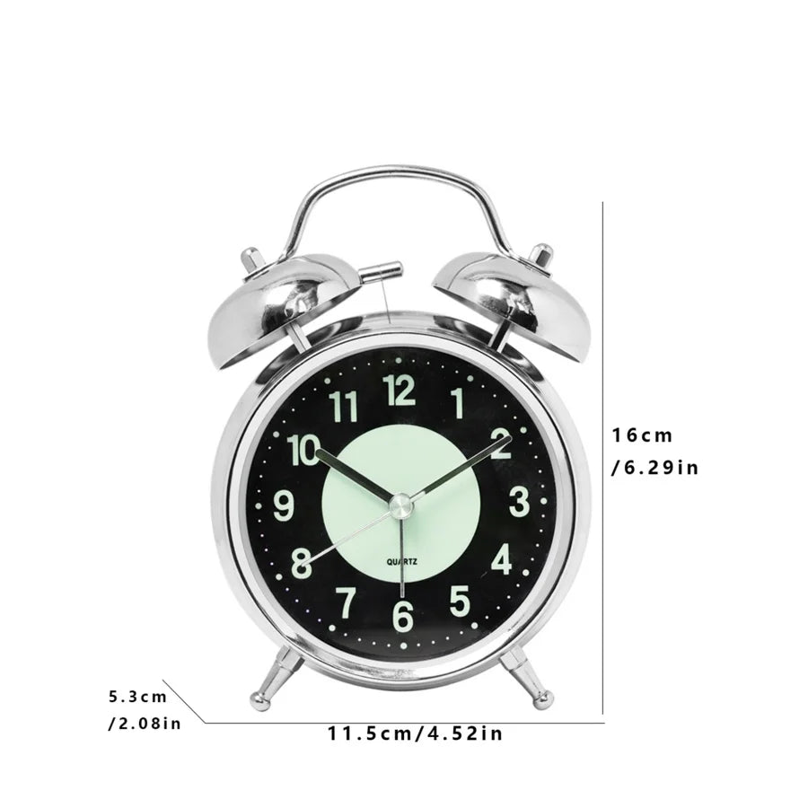 Vintage Metal Alarm Clock
