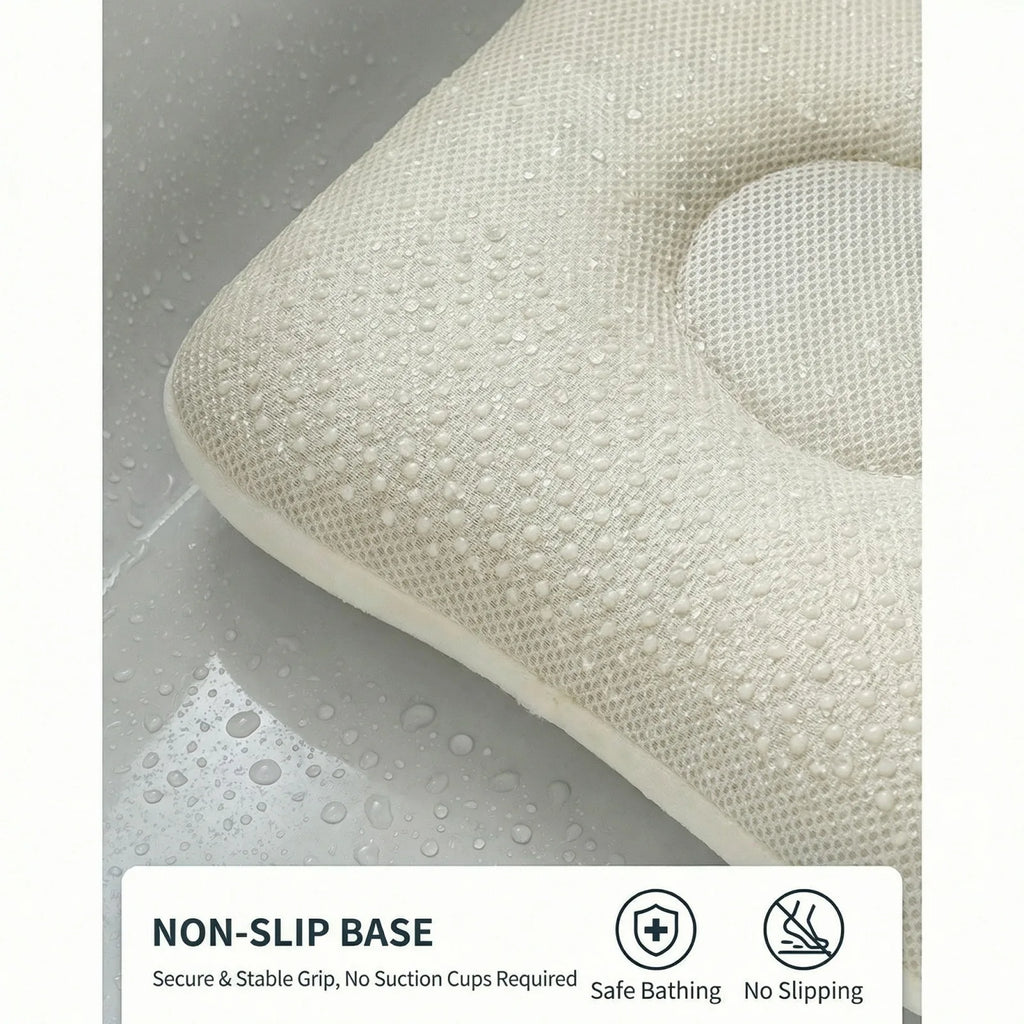 Adult Bath Pillow Full Body Spa Bathtub Cushion Bathing Pad Neck Back Relax Full Body Spa Head Rest Pillow Anti-slip Cushioned