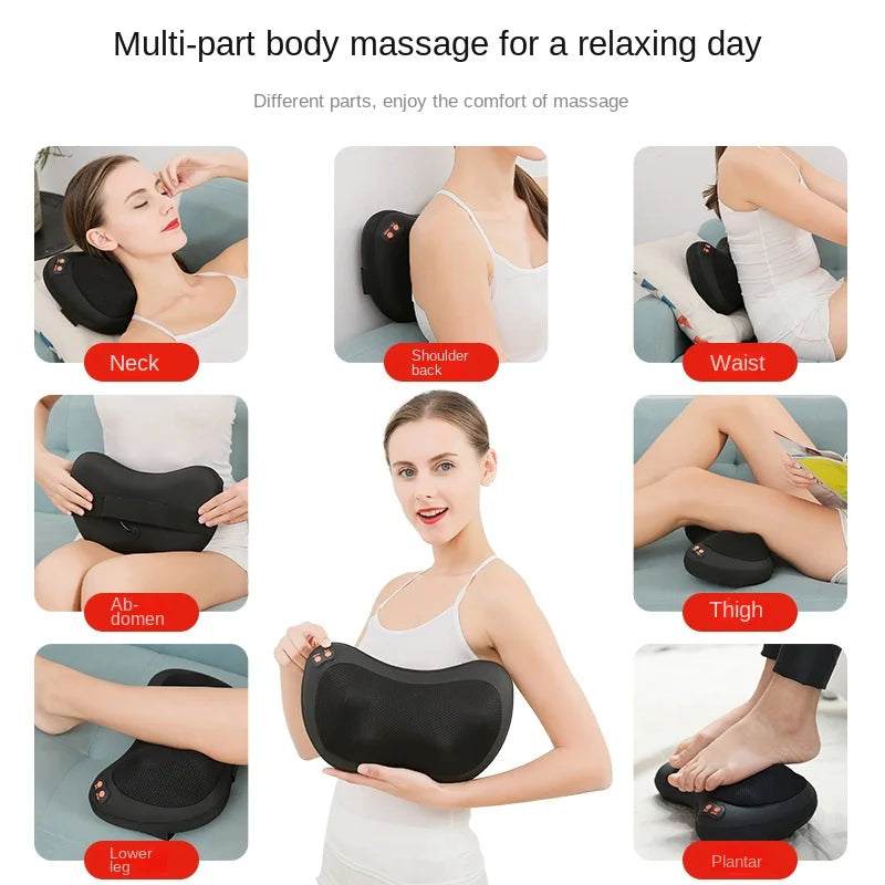 Neck and Back Massage Pillow