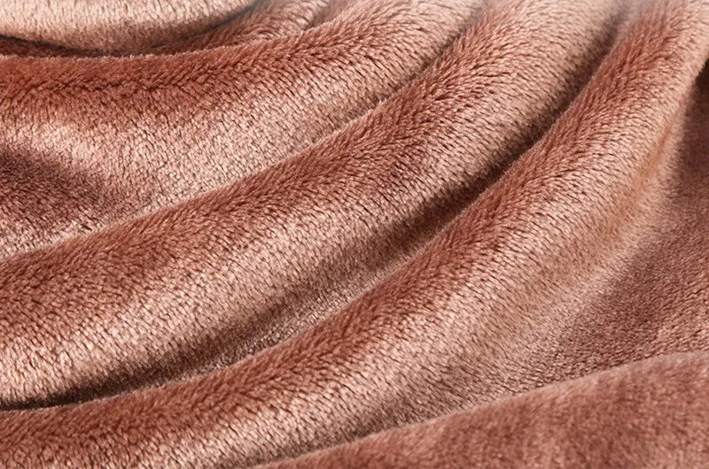 Fluffy Coral Velvet Blanket