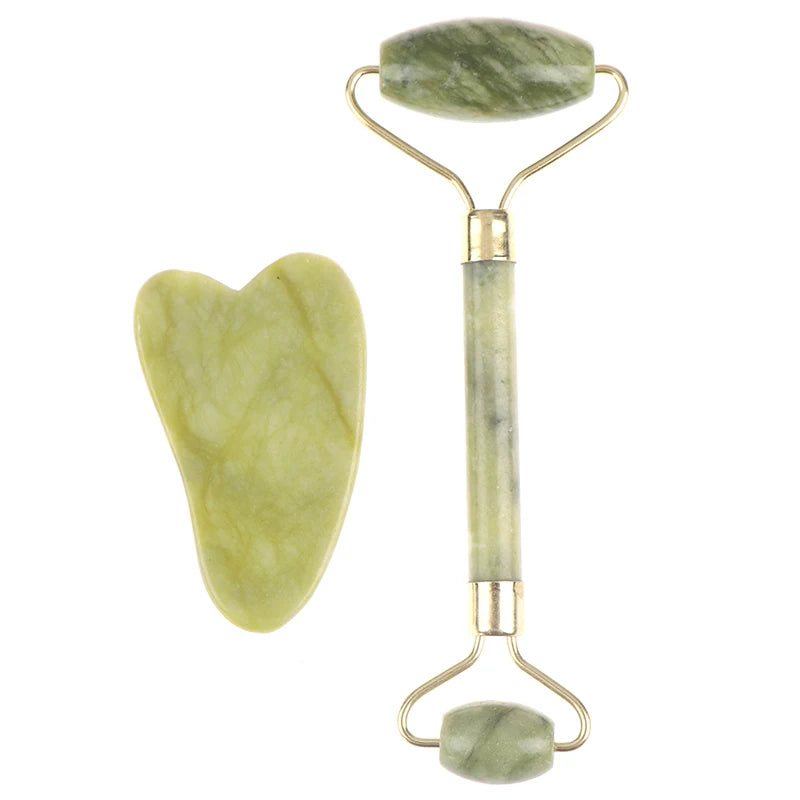 Natural Jade Roller and Gua Sha